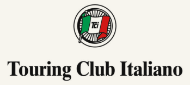 Logo del Touring Club Italiano, simbolo di viaggi e avventure culturali.